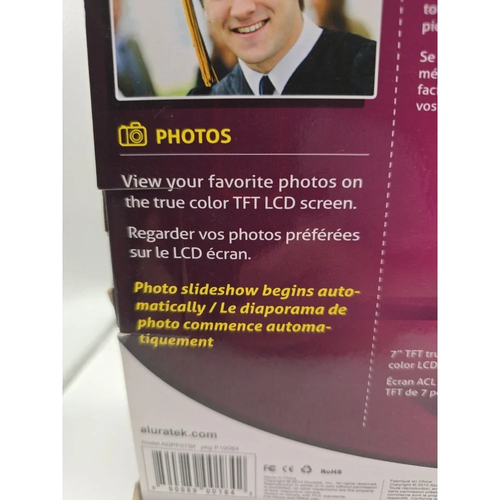 Aluratek ADPF07SF 7 in Digital Photo Frame